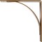 Ekena Millwork Morris Steel Bracket, Hammered Gold 3"W x 14"D x 14"H BKTM03X14X14MOHGO - alternate 5